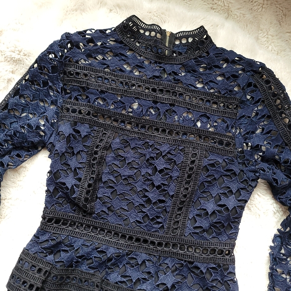 🍒EUC🍒 STAR LACE MINI DRESS - Picture 9 of 12